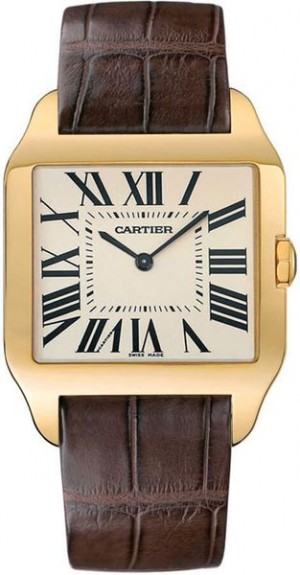 Cartier Santos Dumont 18k Yellow Gold Men's Watch W2008751