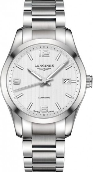 Longines Conquest Classic Silver Dial Men's Watch L2.785.4.76.6