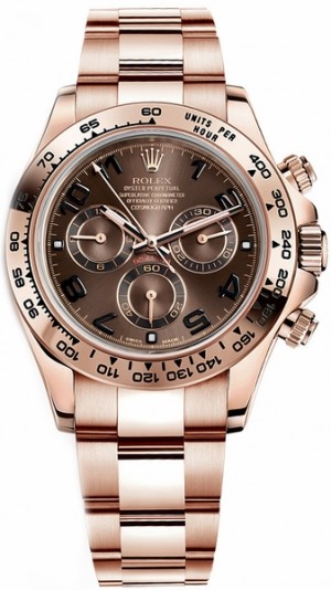 Rolex Cosmograph Daytona Brown Dial Men's Watch 116505