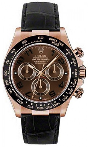 Rolex Cosmograph Daytona Brown Dial Men's Watch 116515