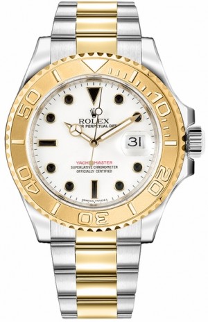 Rolex Yacht-Master 40 Gold Bezel Watch 16623